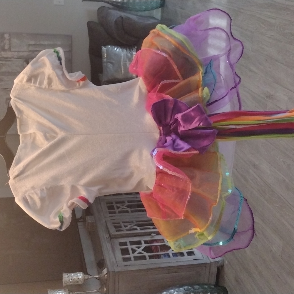 Tutu dress colorful
